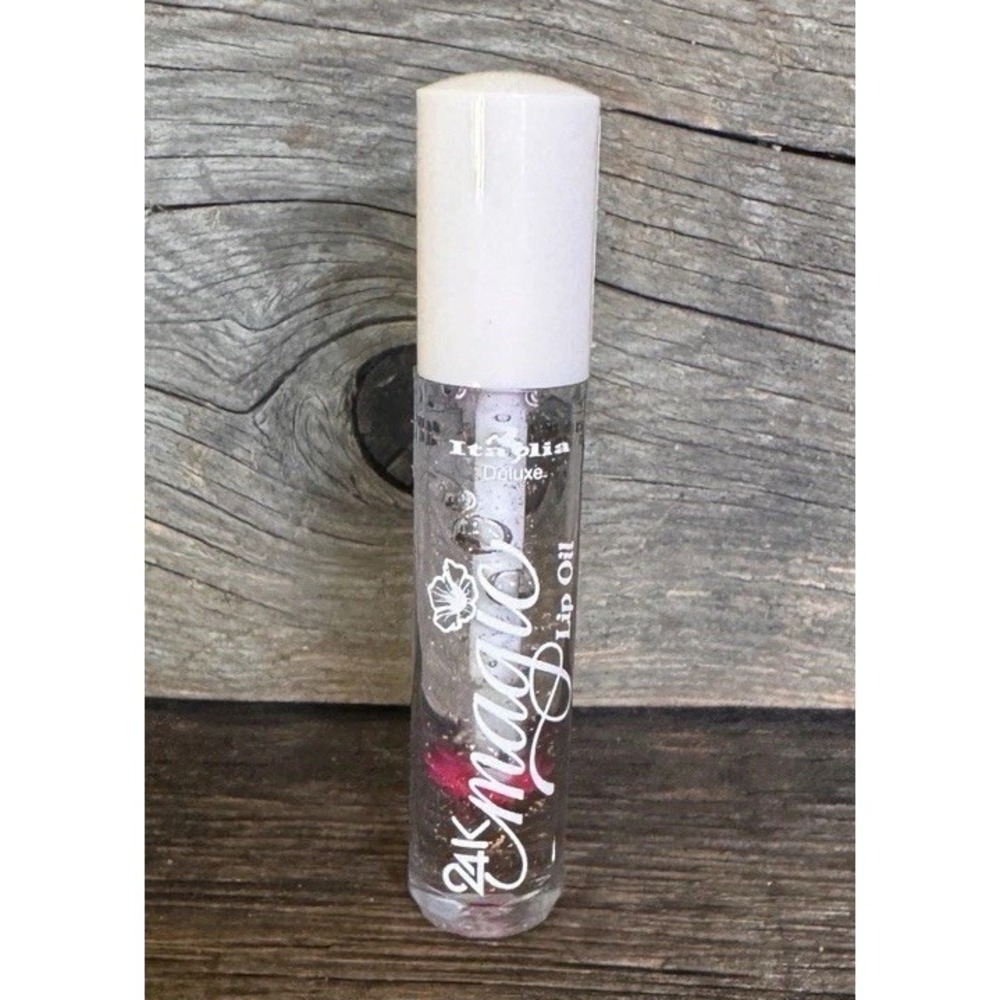 24K Magic Lip Oil – Clear Hydrating Gloss – Shine & Smooth Lips NEW